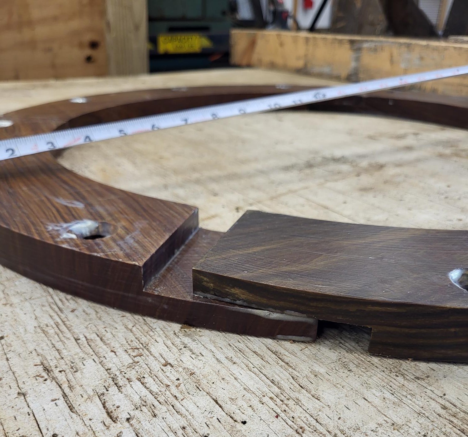 Bearing seal made with Lignum Vitae