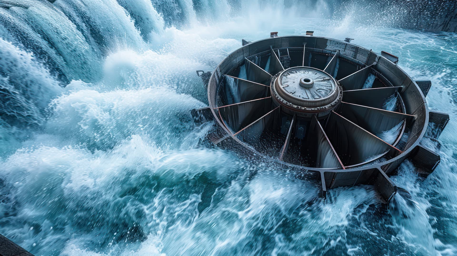 Hydro Electric plant that use Lignum Vitae bearings.
